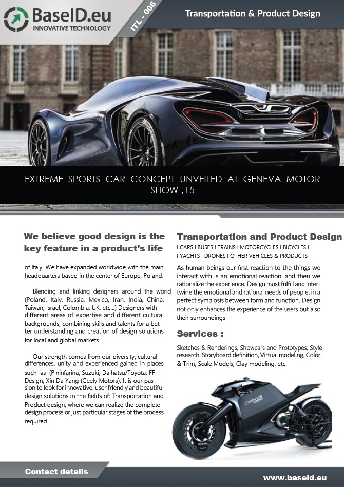 TRANSPORTATION & PRODUCT DESIGN