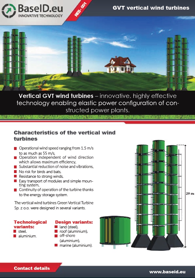 GVT VERTICAL WIND TURBINES