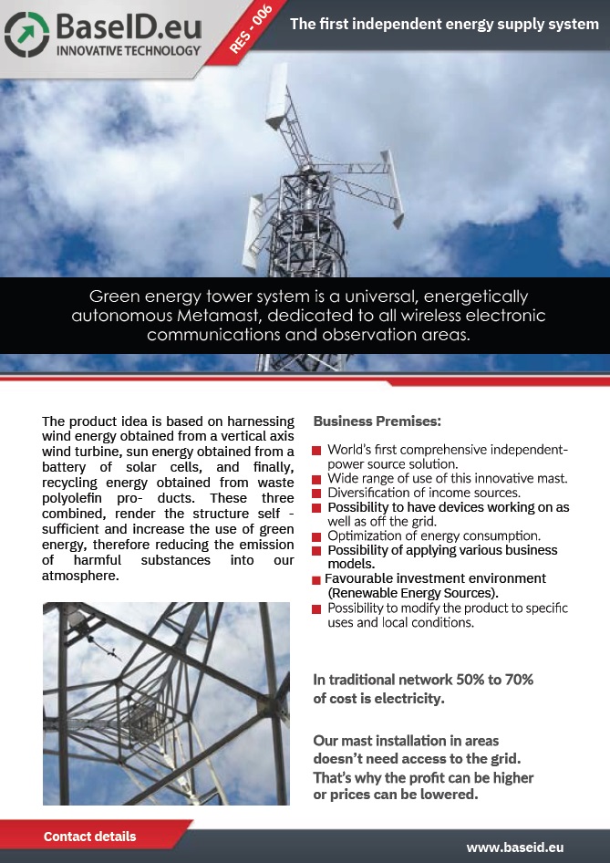 THE FIRST INDEPENDENT ENERGY SUPPLY SYSTEM